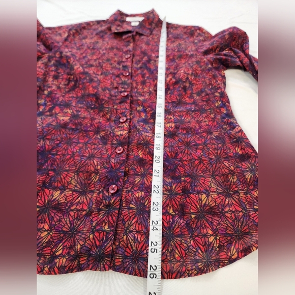 Coldwater Creek Women's Floral Button-Up Shirt, XS - Picture 10 of 14